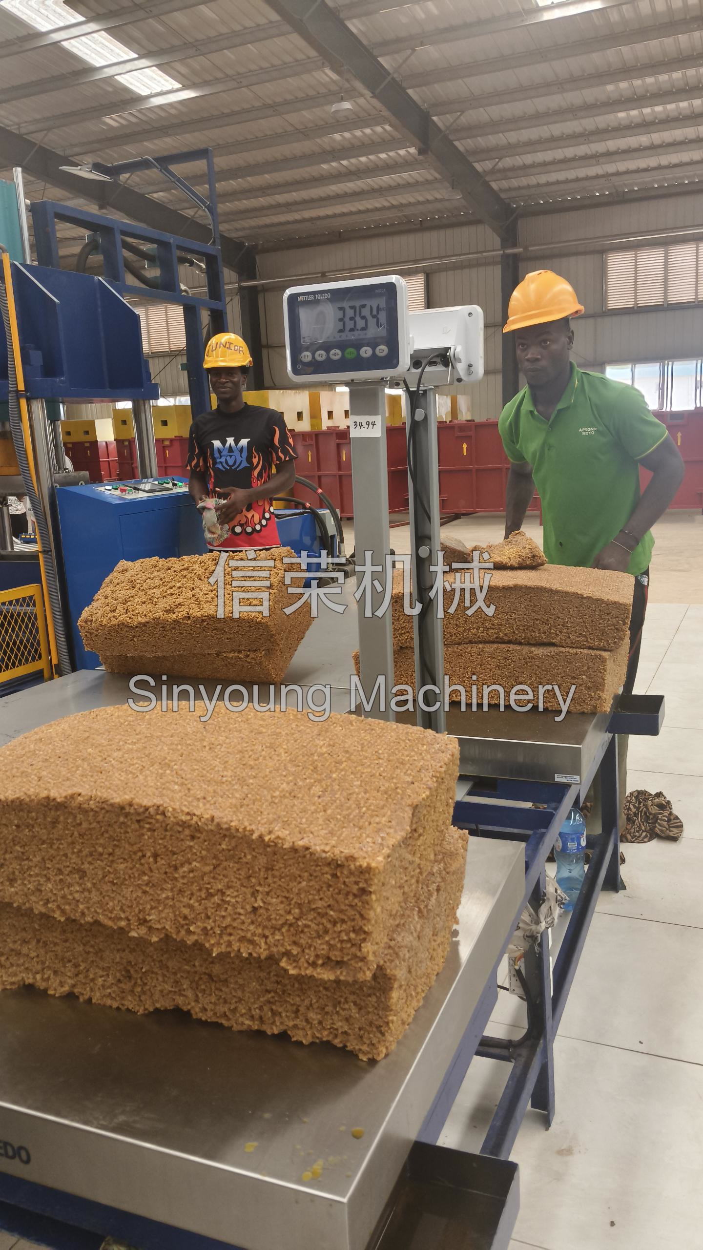 Average bale weight: 17 kg