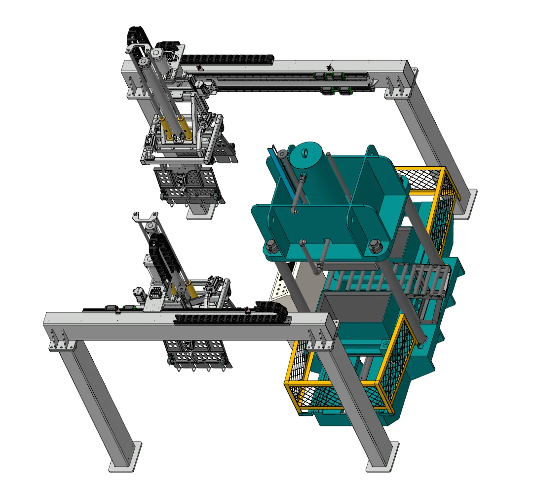 Automatic Feeding Dual-Chamber Baling Press