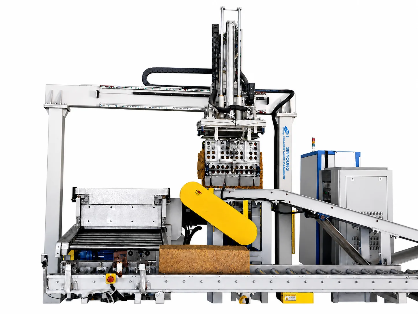Automatic Feeding Single-Chamber Baling Press