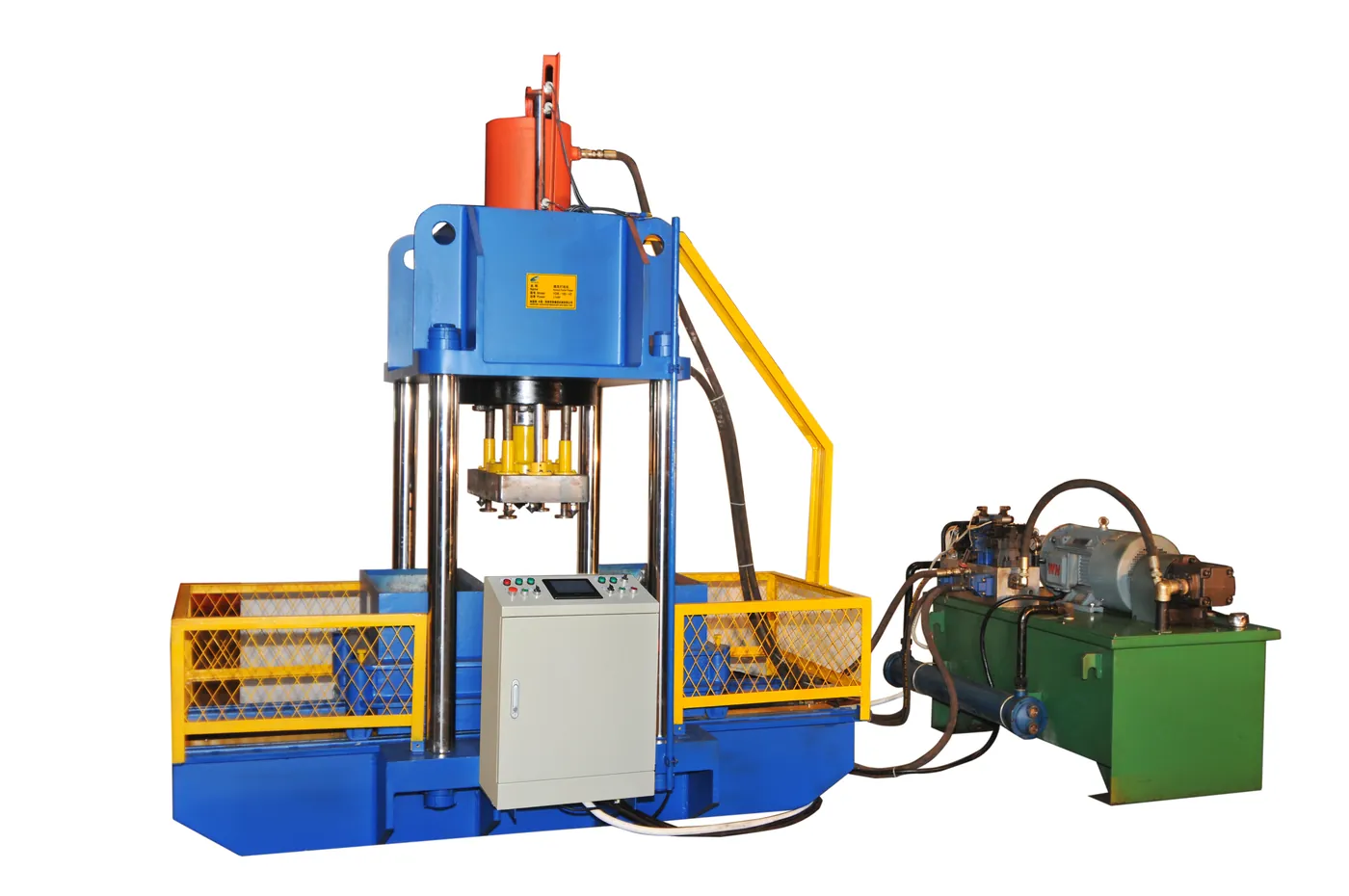 Dual-Chamber Baling Press