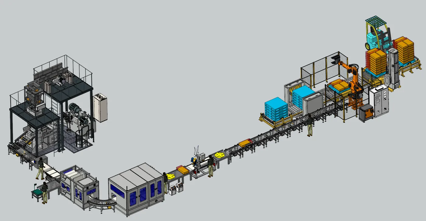 Synthetic Rubber Baling and Packaging Line