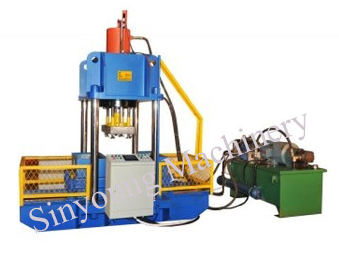 Hydraulic baling press